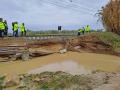 Daños en la línea ferroviaria Sevilla-Huelva provocados por la lluvia de la borrasca Garoé

REMITIDA / HANDOUT por MINISTERIO DE TRANSPORTES
Fotografía remitida a medios de comunicación exclusivamente para ilustrar la noticia a la que hace referencia la imagen, y citando la procedencia de la imagen en la firma
22/1/2025