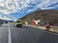 Imagen de archivo de la atención de un accidente por parte de Emergencias en Cantabria
