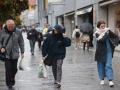 Personas sufren la llegada de La Borrasca Herminia