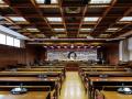 La sala Clara Campoamor antes de una comparecencia en la Comisión de Investigación por el caso Koldo
