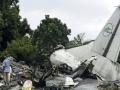 Imagen del avión estrellado en Sudán del Sur