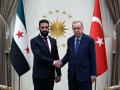 El presidente de Turquía, Recep Tayyip Erdogan, junto al presidente interino de Siria, Ahmed al Sharaa