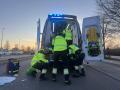 Emergencias Madrid trabajando tras el suceso