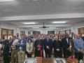 Integrantes de la Agrupación de Cofradías de Cabra