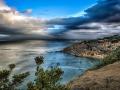 Vista de la linea de costa de Palos Verdes