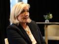 Marine Le Pen durante la entrevista con El Debate