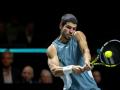 Carlos Alcaraz, durante la final del ATP 500 de Róterdam
