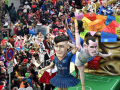 Una comparsa en el Carnaval de Terrassa
