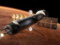 Concepto de misión espacial con propulsión nuclear en órbita de Marte