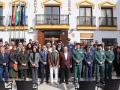 Autoridades y familiares en el homenaje en Güéjar Sierra a Domingo Puente Marín, el peluquero asesinado por ETA hace 28 años