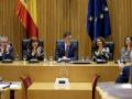 Pedro Sánchez, entre María Jesús Montero y Cristina Narbona
