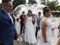 Parejas asisten a un matrimonio civil masivo promovido por la Municipalidad Metropolitana de Lima