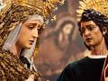 Virgen de la Misericordia y San Juan Evangelista
