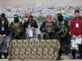 Los tres rehenes israelíes liberados por Hamás en Jan Yunis, Gaza