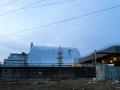 El sarcófago que, desde 2019, cubre el reactor 4 de la central nuclear de Chernóbil