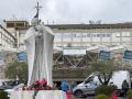 Exterior del Agostino Gemelli, donde está ingresado el Papa