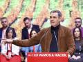 Pedro Sánchez durante su intervención en el congreso del PSOE de La Rioja