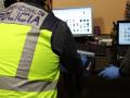 Policía Nacional desmantelando una red internacional de distribución de porno infantil