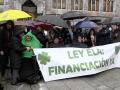 Manifestación por la financiación de la Ley ELA en León