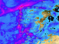 Precipitación acumulada hasta el sábado