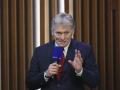 El portavoz del Kremlin, Dmitri Peskov, durante una rueda de prensa