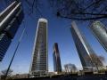 Vista de las 5 torres en el complejo Cuatro Torres Business Area