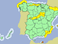 Mapa de España y las alertas que hay de cara a este sábado, 1 de marzo