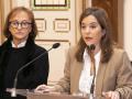 La exconcejal Esther Fontán y la alcaldesa Inés Rey