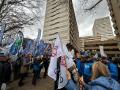 Concentración frente a la delegación de MUFACE en Madrid