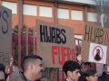 Manifestación de Revuelta contra el uso del hiyab en las aulas