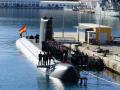 Salida del submarino Galerna para integrarse en la operación Sea Guardian