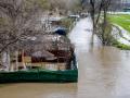 Zona de cultivos afectada por el desbordamiento del Río Jarama, a 12 de marzo de 2025, en San Fernando de Henares (Madrid)
