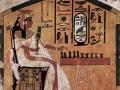 Nefertari jugando al senet, uno de los juegos más antiguos