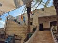 Banderas de los drusos en una casa en territorio israelí