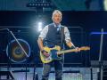 El músico estadounidense, Bruce Springsteen, en concierto