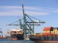 Imagen de archivo de exportaciones en el Puerto de Valencia