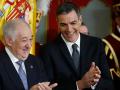 Cándido Conde-Pumpido y Pedro Sánchez
