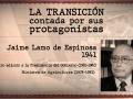 'La Transición contada por sus protagonistas' con Jaime Lamo de Espinosa