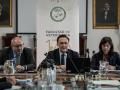 Gómez Villamandos, durante la presentación del CAIZEM en Córdoba