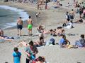 Playa en Murcia en marzo
