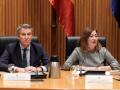 El presidente del Partido Popular, Alberto Núñez Feijóo y la presidenta del Congreso de los Diputados, Francina Armengol