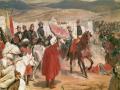 Mariscal Thomas Bugeaud y el coronel Joseph Vantini (Yousouf) durante la conquista de Argelia, 1846
