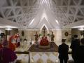 Ataúd del Papa Francisco en la capilla de Santa Marta