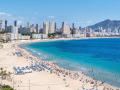 Una de las playas de Benidorm, en una imagen de archivo