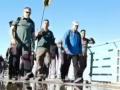 Miembros de la Guardia Civil, en el Camino Mozárabe