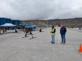 Demostración realizada con drones en el puerto exterior de La Coruña