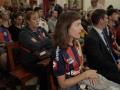 Aficionados del San Lorenzo asisten a la Misa en memoria del Papa Francisco