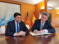 El alcalde de Alicante, Luis Barcala, y el consejero de Medio Ambiente, Vicente Martínez Mus