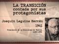 'La Transición contada por sus protagonistas' con Joaquín Leguina Herrán