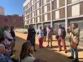 Visita de una delegación de Bristol a las viviendas intergeneracionales de Alicante